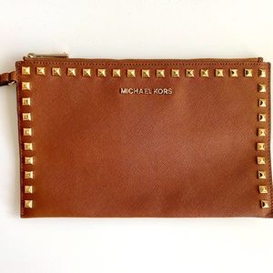 Michael Kors Studded Selma Clutch
